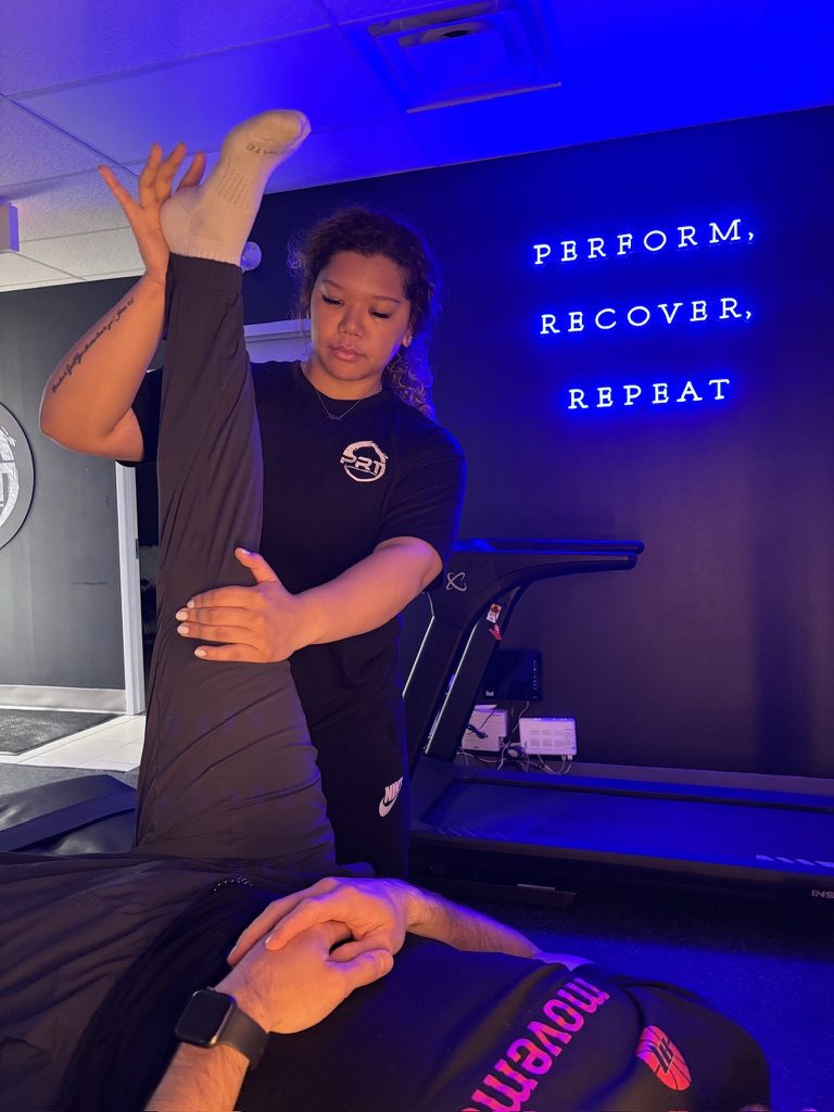 Fascial Stretch Therapy session at Performance Recovery Therapy in Toronto