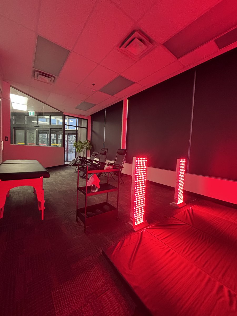 Red light therapy room at PRT East York